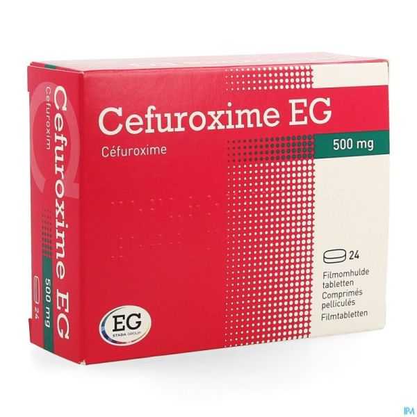 Cefuroxime EG 500Mg Comp Pell 24 X 500Mg