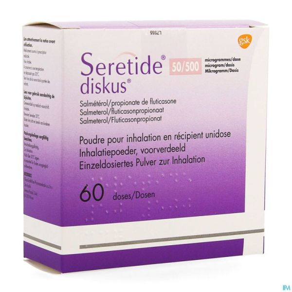 Seretide Diskus Dos 60 50mcg/500mcg