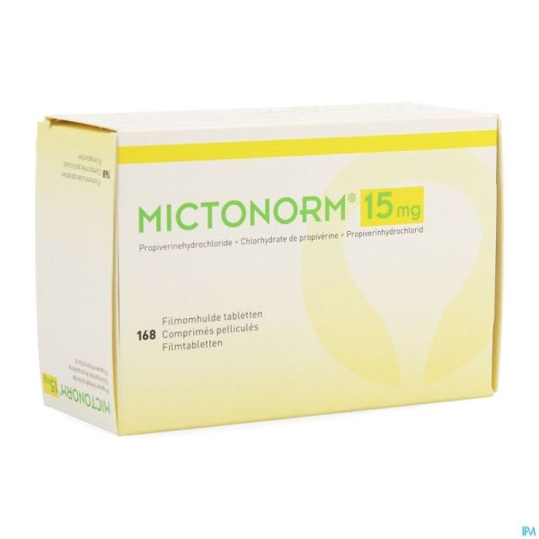 Mictonorm 15mg Comp Enrobe 168