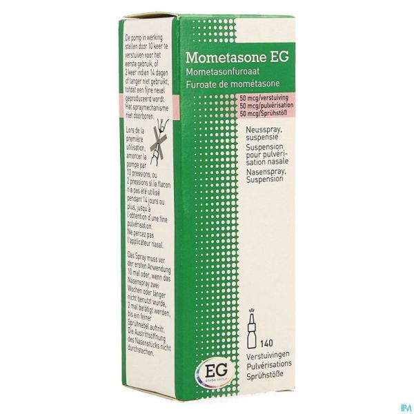 Mometasone EG 50Mcg Susp Pulv Nas 1 X 140