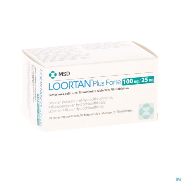 Loortan Plus Forte 100mg/25mg Tabl 98