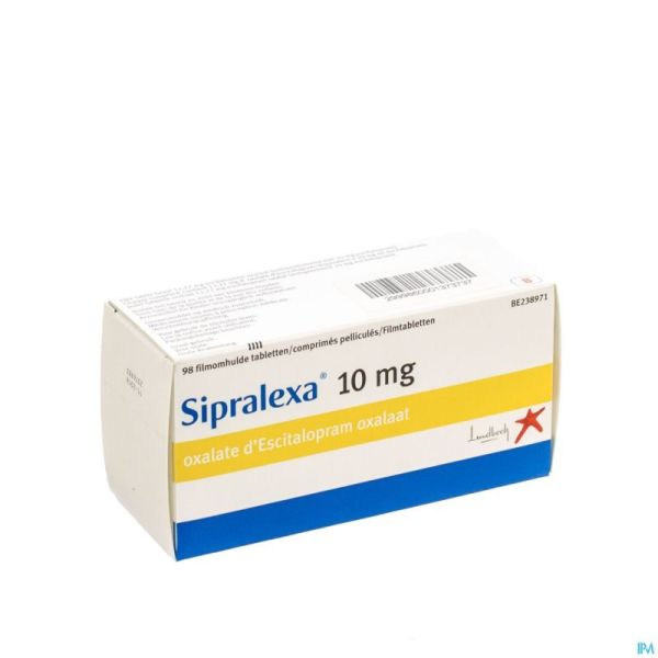 Sipralexa 10mg Tabl 98 X 10mg