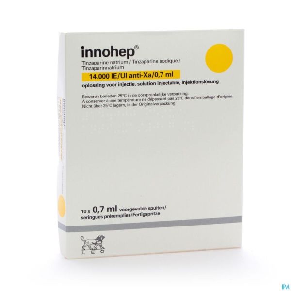 Innohep Ser Sc 10 X 14000 Iu 0,70ml