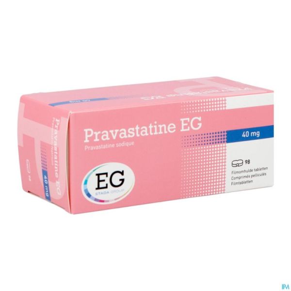 Pravastatine EG Comp 98X40Mg