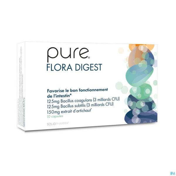 Pure Flora Digest Caps 10 Remplace 4429-908