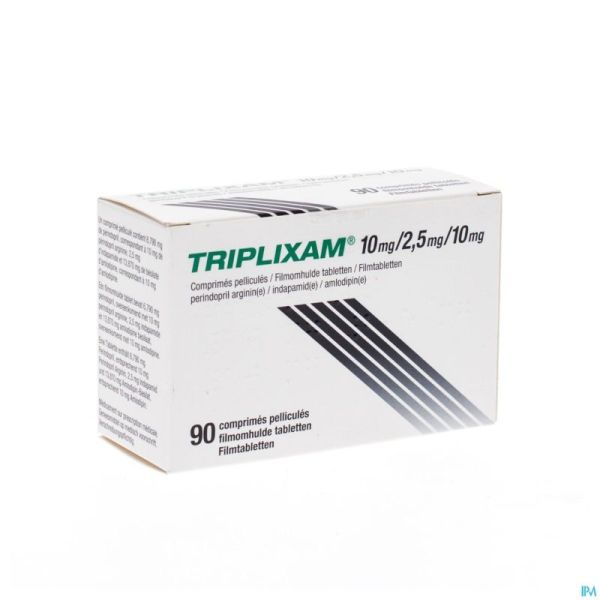 Triplixam 10mg/2,50mg/10mg Comp Pell 90