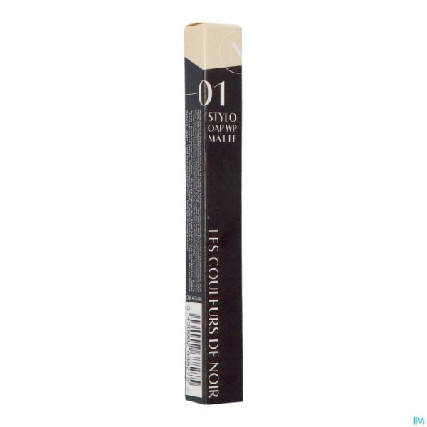Couleurs De Noir Stylo Oap Wtp Matte 01