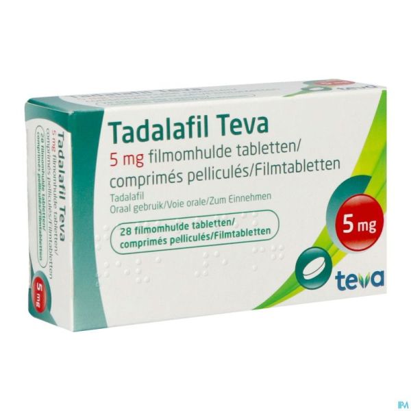 Tadalafil Teva Comp Pell 28 X 5,0mg
