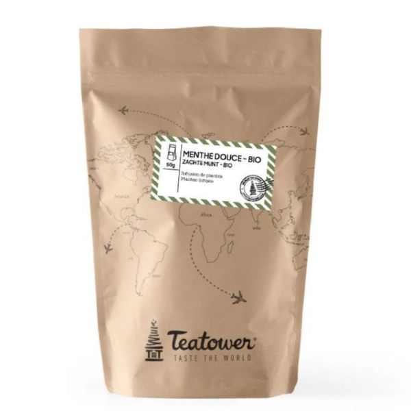 tea tower infusion menthe douce bio 50 g vrac