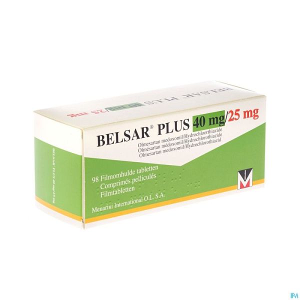 Belsar Plus 40mg/25mg Comp Pell 98