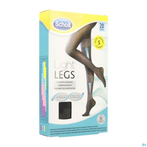 Scholl Light Legs 20d Small Black
