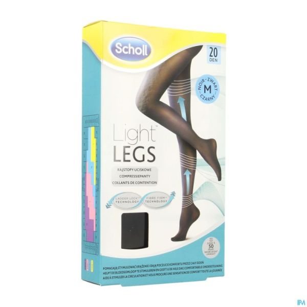 Scholl Light Legs 20d Medium Black