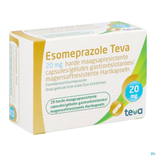 Esomeprazole Teva Caps Gastro Resistant Bl 28x20mg