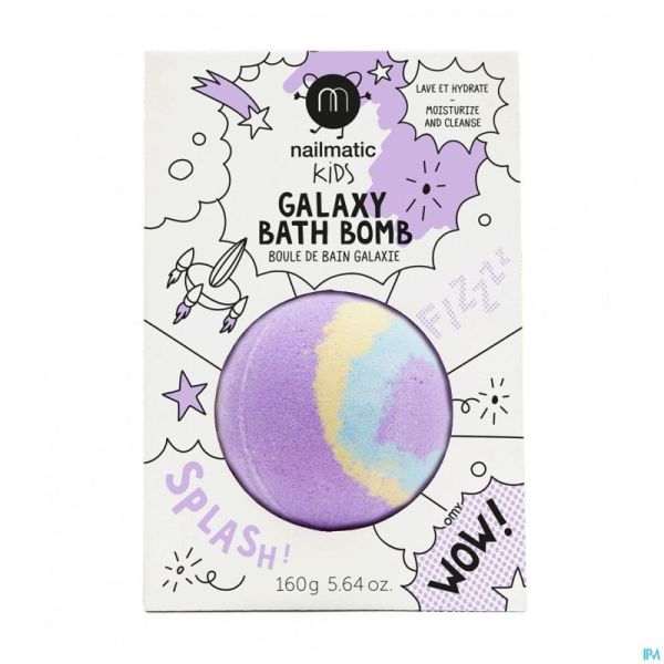 Nailmatic Kids Boule Bain Violet-jaune-rose 160g