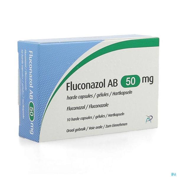 Fluconazol Ab 50mg Caps Durs 10