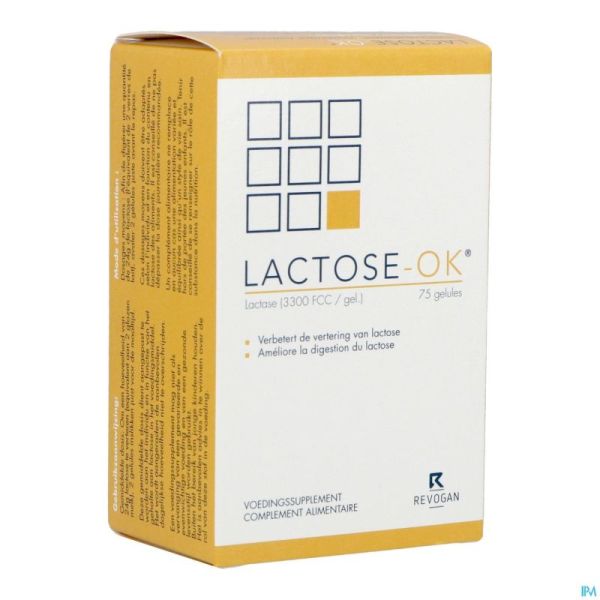 Lactose Ok Caps 75x353mg 5744 Revogan