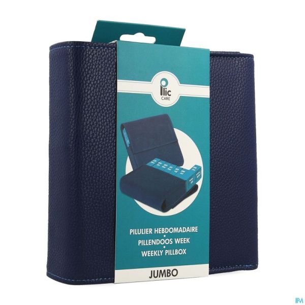 Plic Care Pilulier Jumbo Bleu