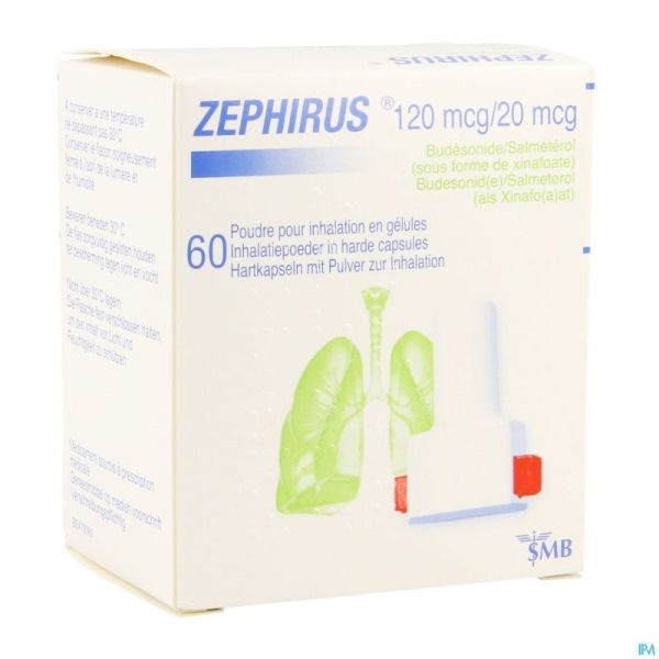 Zephirus 120mcg/20mcg Pdr Inhal. 60 Gel + 1 Inhal.
