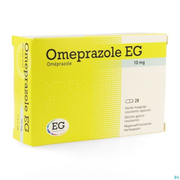 Omeprazole EG 10Mg Gastro Resist Caps Bl 28X10Mg