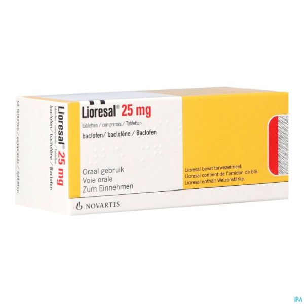 Lioresal Comp 50 X 25mg