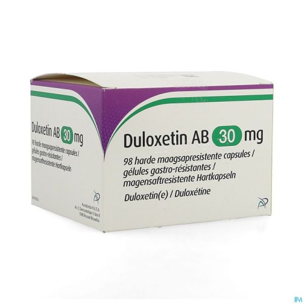 Duloxetin Ab 30mg Gastro Resist. Caps Dur 98