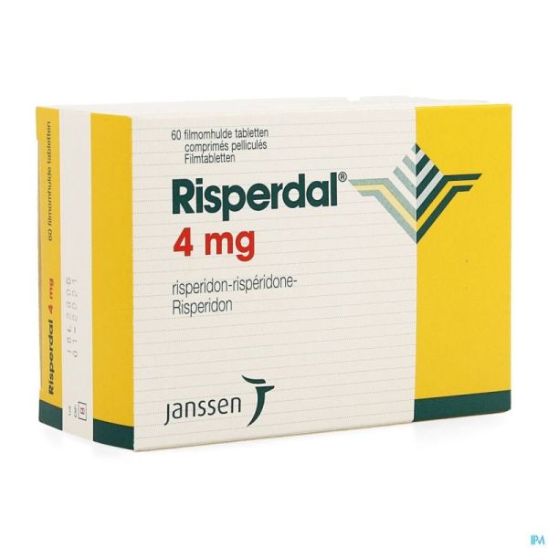 Risperdal Comp Pell 60 X 4mg