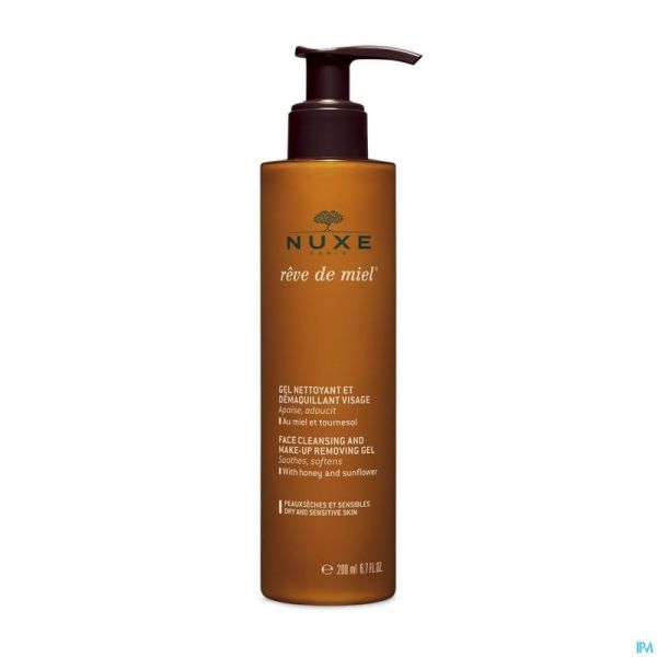 Nuxe Reve De Miel Gel Nett. Demaq Visage 200ml
