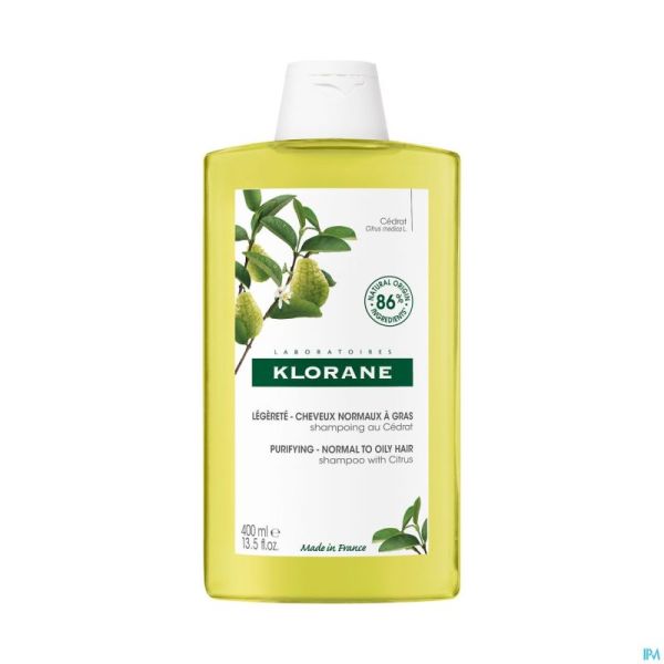 Klorane Capil. Sh Pulpe Cedrat 400ml Nf
