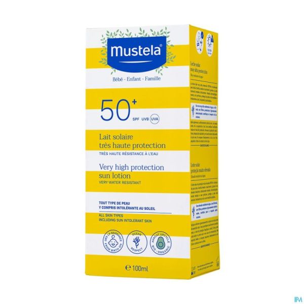 Mustela Sol Lait Tres Haute Protect. Ip50+ 100ml