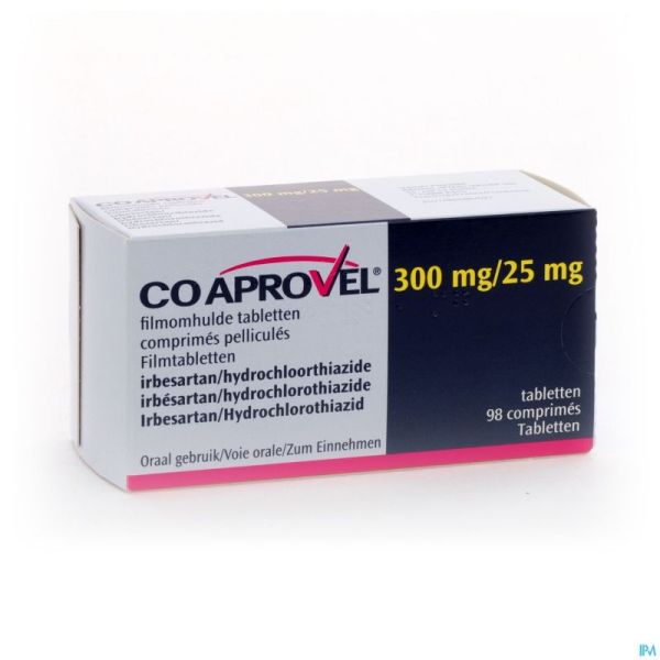 Coaprovel Comp 98 X 300mg/25,0mg