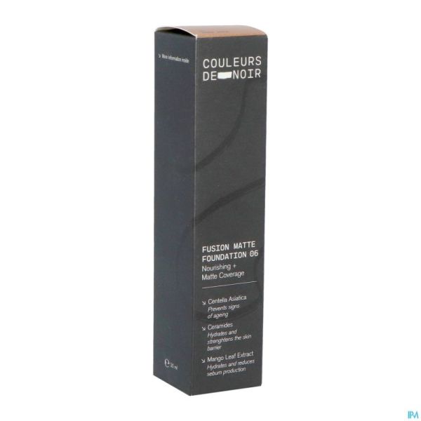 Couleurs De Noir Fus. Matte Fdt 06 W. Rose 30ml
