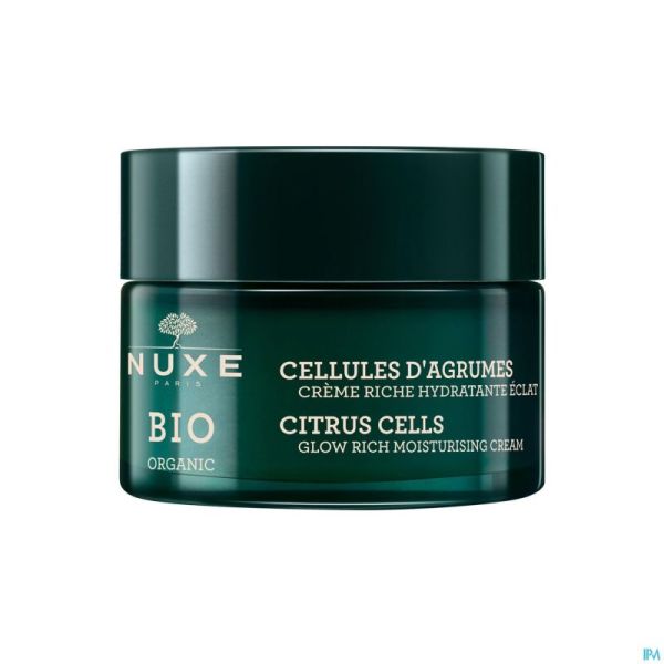Nuxe Bio Creme Riche Hydratant Eclat Pot 50ml
