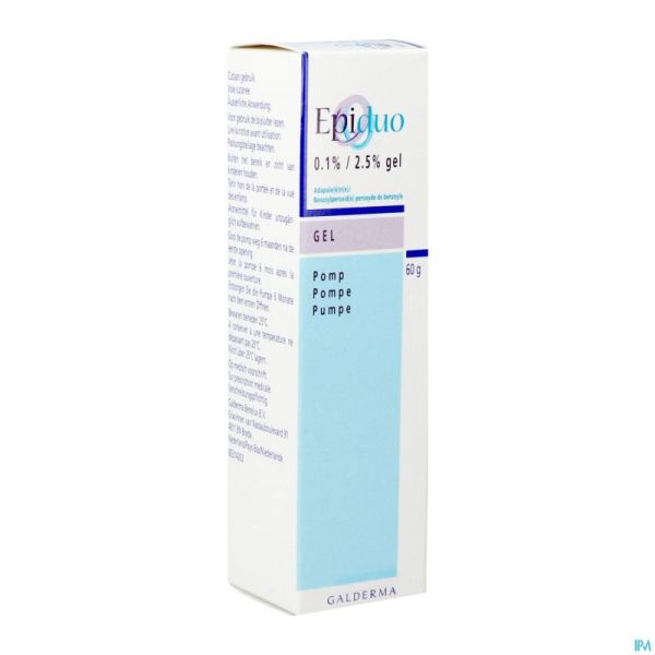 Epiduo 0,1% - 2,5% Gel Pompe 60g
