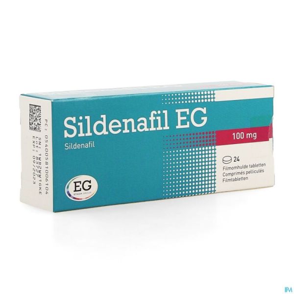 Sildenafil EG 100 Mg Tabl Pell 24 X 100 Mg