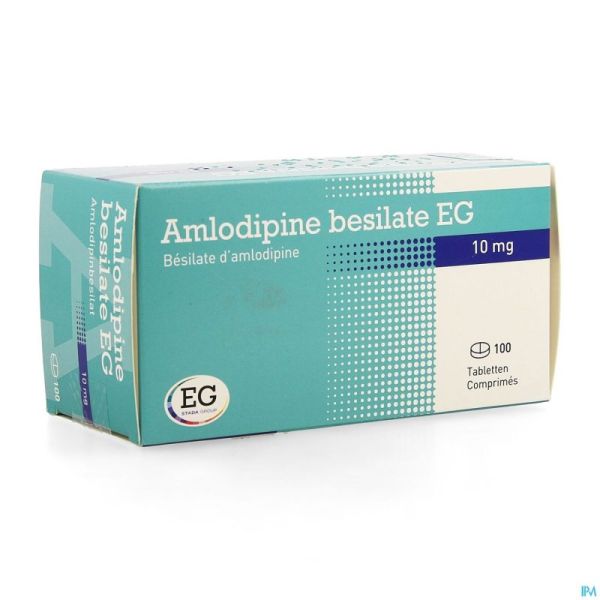 Amlodipine Besilate EG Comp 100X10Mg