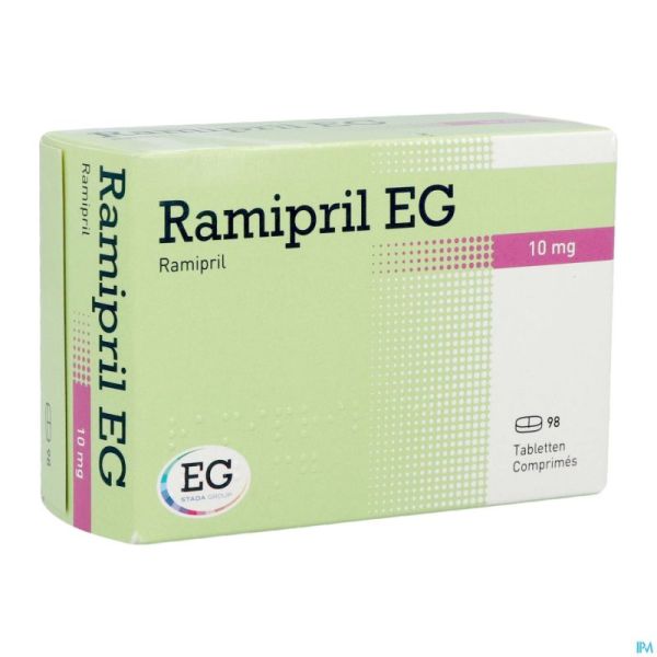 Ramipril EG 10Mg Comp 98X10Mg