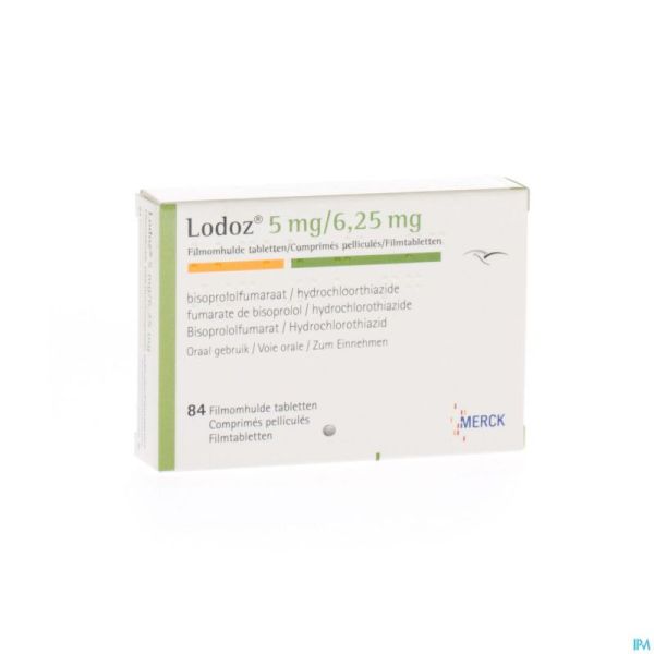 Lodoz 5,0mg/6,25mg Tabl 84