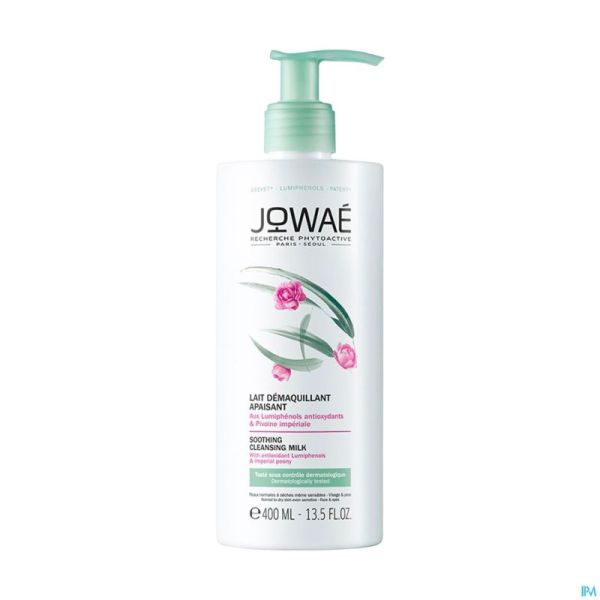 Jowae Lait Demaquillant Apaisant Fl 400ml