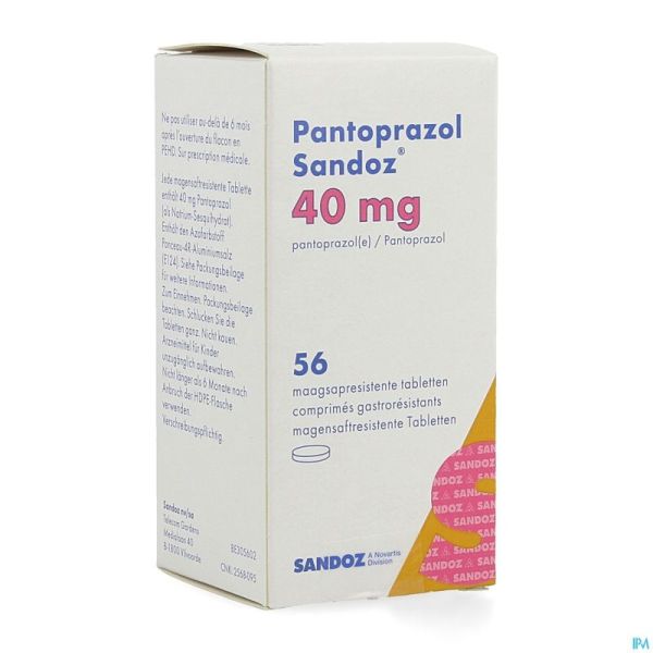 Pantoprazol 40mg Sandoz Gastro Resist.comp 56 Hdpe