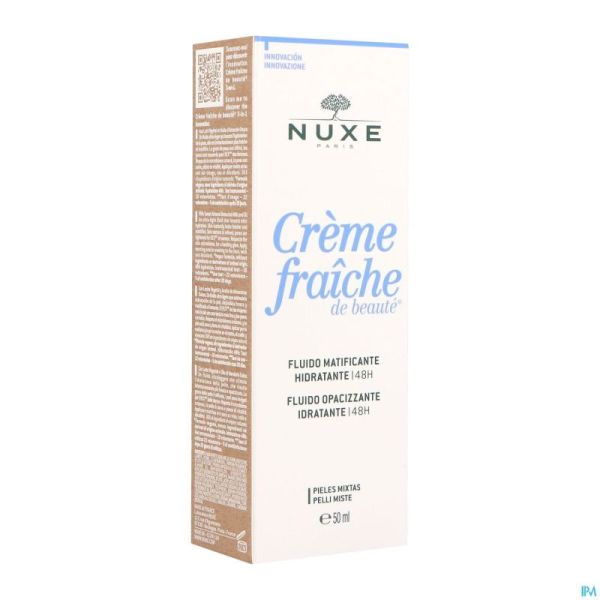 Nuxe Cr Fraiche Fluide Matifiant Pnm 50ml