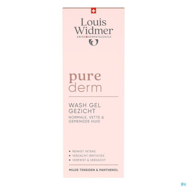 Widmer Pured Gel Nettoyant Visage Parf 125ml