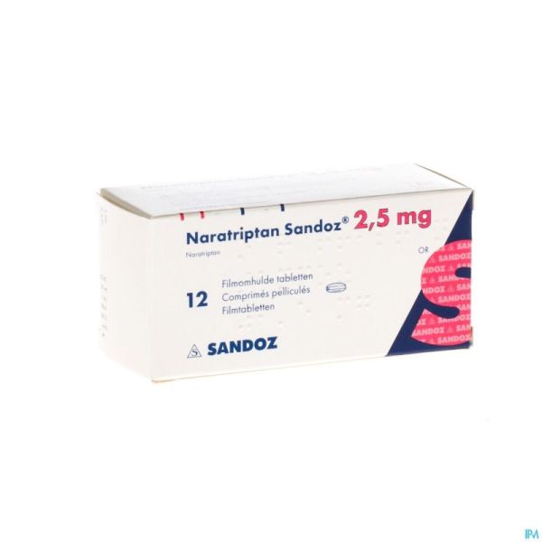 Naratriptan Sandoz Comp Pell 12 X 2,5mg