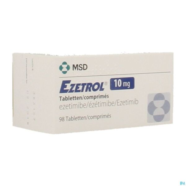 Ezetrol Tabl 98 X 10mg