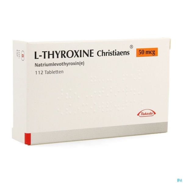 l Thyroxine Christiaens Comp 112x0,050mg