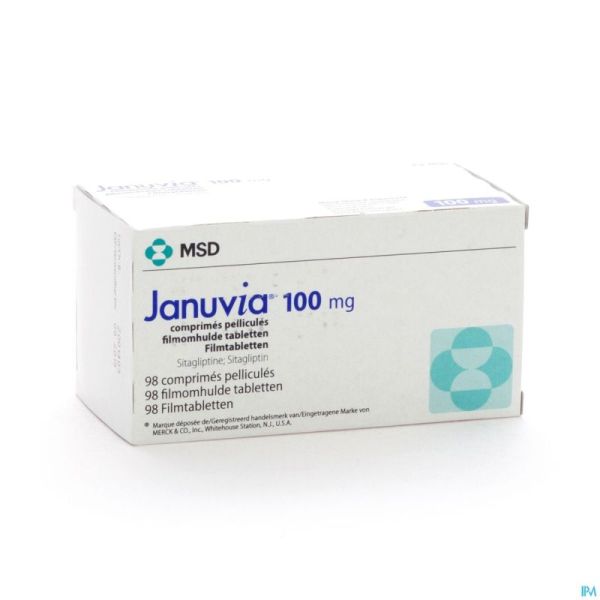 Januvia 100mg Comp Pell 98 X 100mg