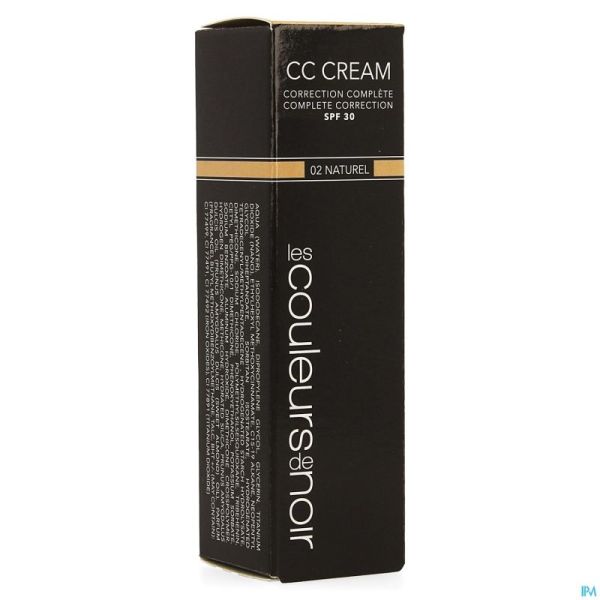 Couleurs De Noir Cc Cream Spf30 02 Naturel 30ml