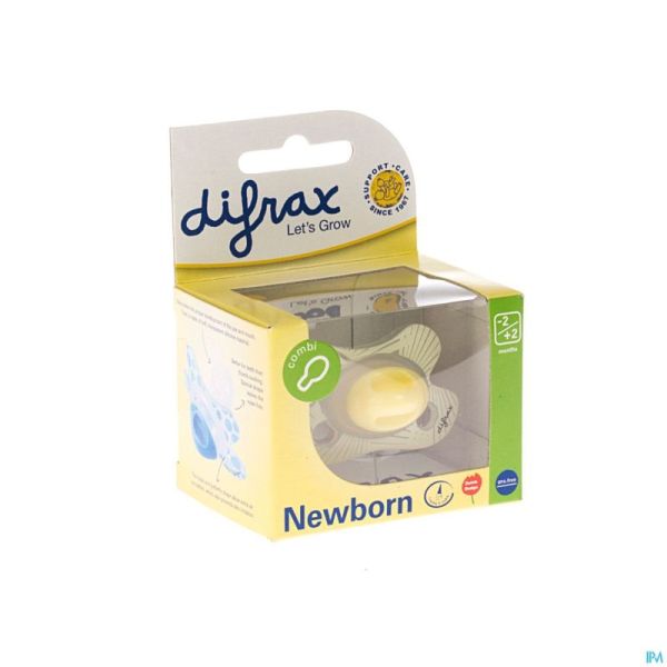 Difrax Sucette Newborn Combi Sil -2/2m 113
