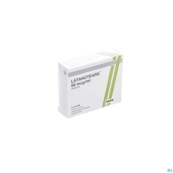 Latanotears 50 Mcg/ml Collyre 3 Fl 2,5ml