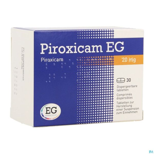 Piroxicam EG       Comp Dis 30X20Mg