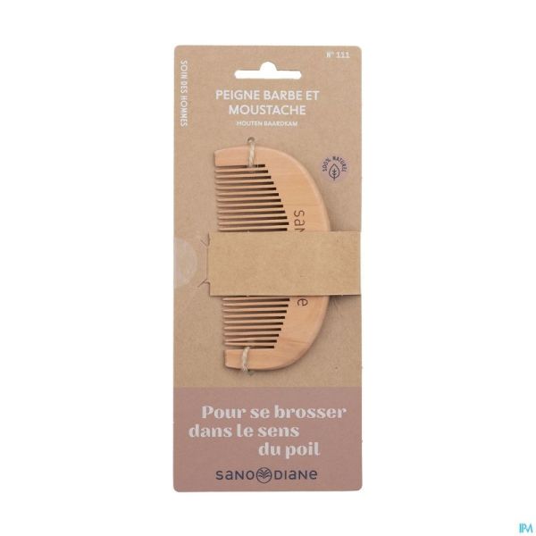 Sanodiane 111 Peigne Barbe Bois